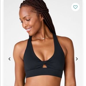 Addison Medium Impact Sports Bra-Black, Size Small